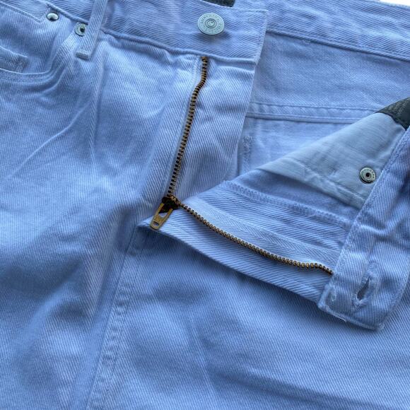 New Citizens of Humanity Daria Stark White Cutoff Jean Denim Mini Skirt Size 29 - Picture 11 of 15